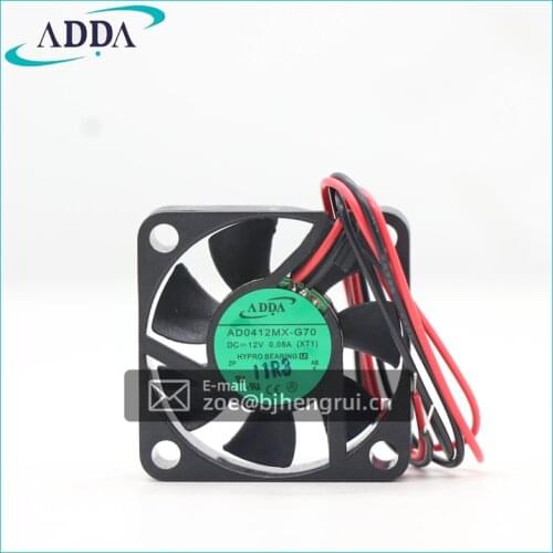 ADDA AD0412MX-G70 DC 12V 4010 40mm Hypro Bearing Type Axial Flow Laptop Cooling Fan