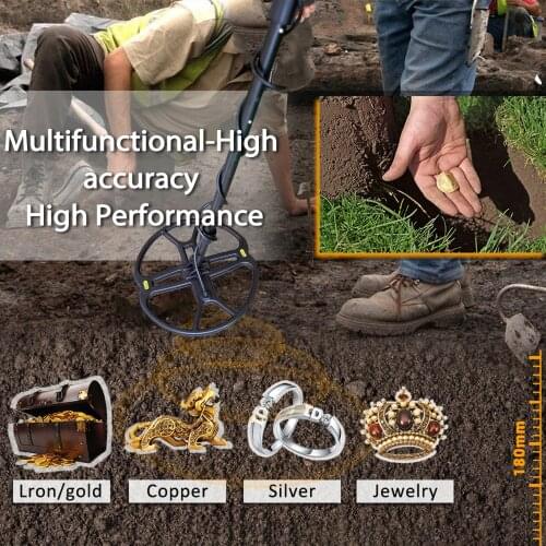 TX-950 LCD Display Screen Handheld Metal Detector High Accuracy Metal Detecting Tool Jewe-lry Treasure Underground Gold Finder