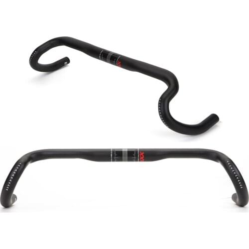 Road Bike Full Carbon Fiber Bicycle Handlebar 25 Degrees Outward UD Matt Cycling Handlebar Parts 380/400/420/440mm