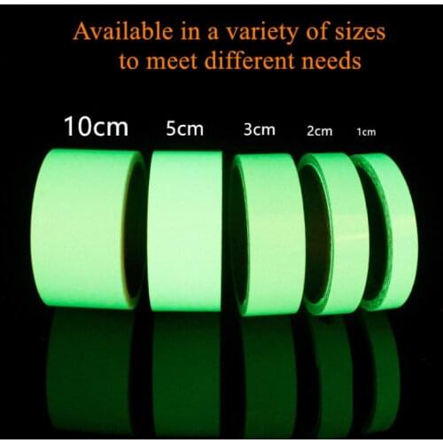 3M Luminous tape Fluorescent Night Self-adhesive Glow In The Dark Green Sticker Tape Safety Security Decoration Warning Tape