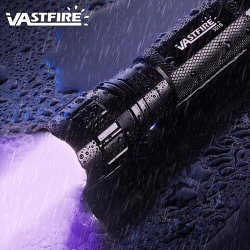 VastFire UV Light 350 LM XPE LED WF-501B 18650 Flashlight Torch 1 Mode Lamp