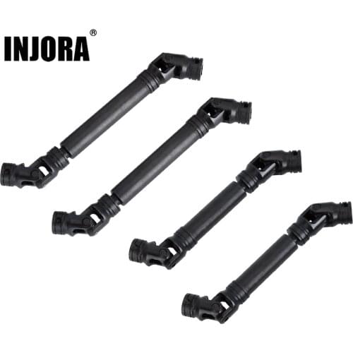 INJORA 95-110MM 105-140MM Hardened Steel Drive Shaft for 1/10 RC Crawler Car Axial SCX10 90046 CAPRA TRAXXAS TRX4 Redcat Gen8