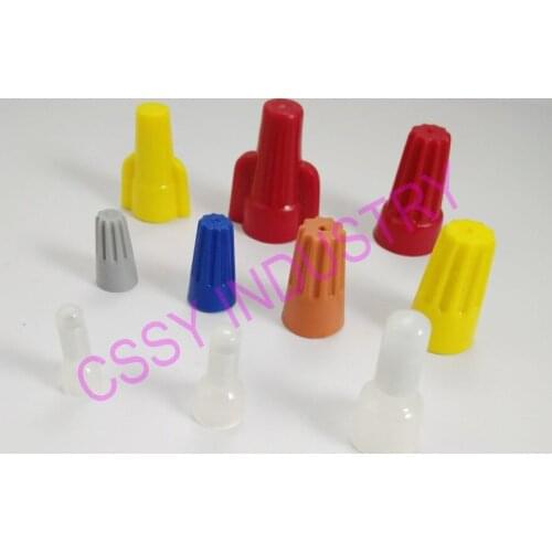 100/SetP71P72P73P74P75SP1P2CE-1CE-2 terminal cap wire Connectors AWG22-6AWG screw on wire connector nut