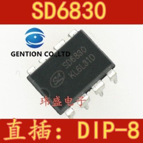 20PCS SD6830 DIP-8 SD6830 power management chip in stock 100% new and original