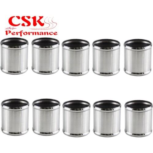 3'' 76mm Aluminum Hose Adapter Tube Joiner Pipe Coupler Connector 10PCS L=3