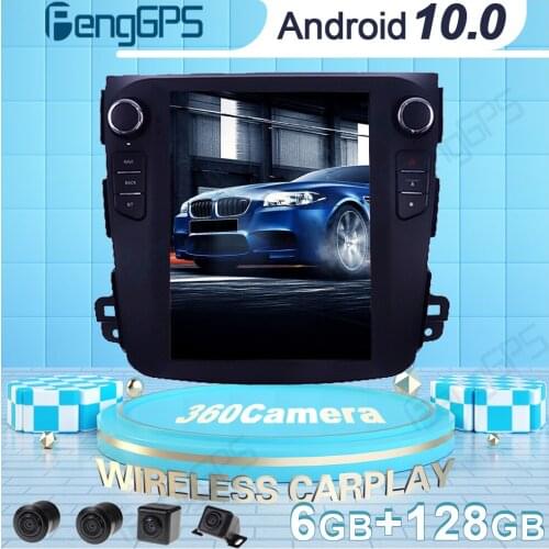 360 Camera Car DVD Player GPS Navigation For Mitsubishi Outlander 2008 Tesla Style Android Radio Stereo Multimedia Headunit