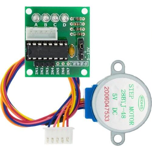 28BYJ-48-5V 4 phase Stepper Motor+ Driver Board ULN2003 Stepper motor + ULN2003 Driver board