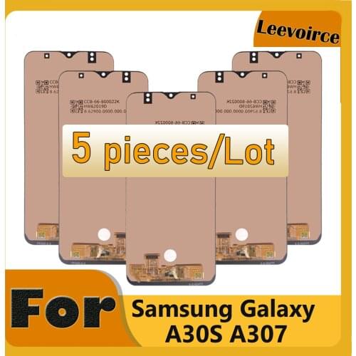 5 Pcs/Lot INCELL TFT For Samsung Galaxy A30S A307 SM-A307FN/DS A307G/DS LCD Display Touch Screen Digitizer Assembly Replacement