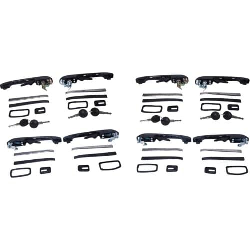 8 Pieces Full Set Car Exterior Door Handle For VW Golf Jetta 1982-1992