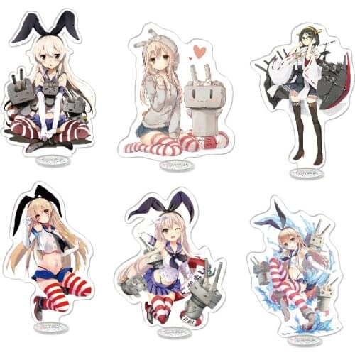 Anime Kantai Collection Acrylic Stand Figure Hibiki Akatsuki Akagi Desktop Standing Plate Decoration Model Toy Gifts
