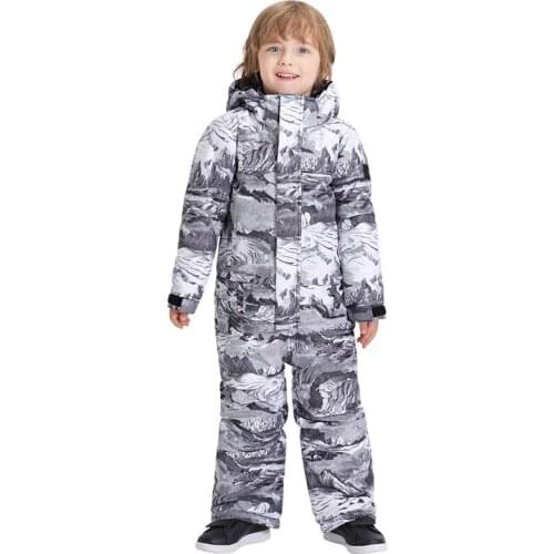 SMN Kids Boys Girls Ski Jacket Water-Resistant Breathable Windproof Teenager Snowboard Suit Outdoor Overall Ski Wear