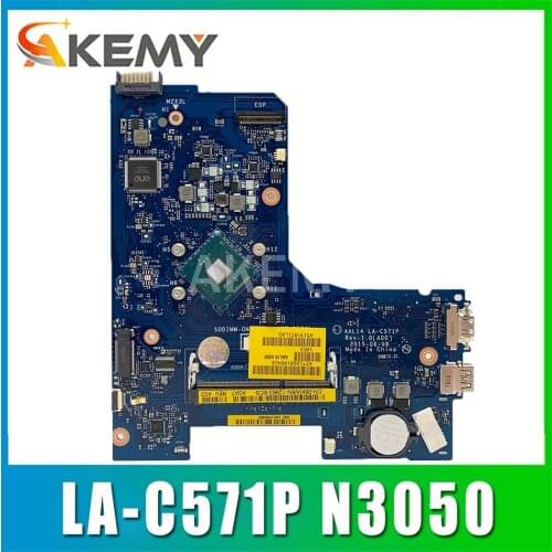 For DELL Inspiron 15 5000 5552 Laptop motherboard AAL14 LA-C571P CN-06KW6N 6KW6N 06KW6N with N3050u CPU DDR3 100% Test ok
