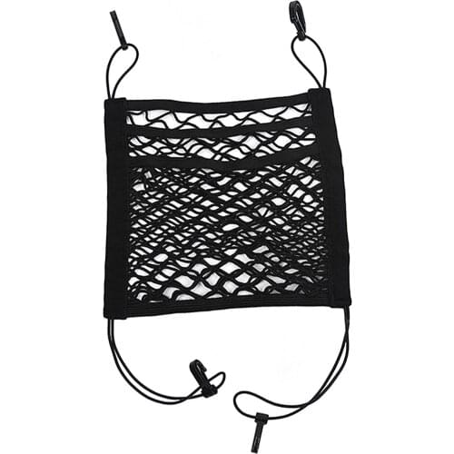 For Hyundai Creta IX25 IX35 I30 i40 Tucson Solaris Santa Fe Car Trunk Luggage Storage Cargo Organiser Nylon Elastic Mesh Net