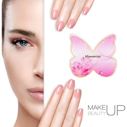 Photo Display Dish Nail Tools Foundation Mixing Make Up Tool Nail Resin Stone Palette Color Nail Polish Holder