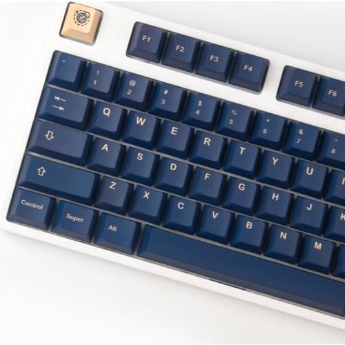 PBT Dye Sublimation Stargaze Keycaps Mechanical Keyboard Cherry Profile Key Caps With 2U 1.75U Shift 126keys-set keycap