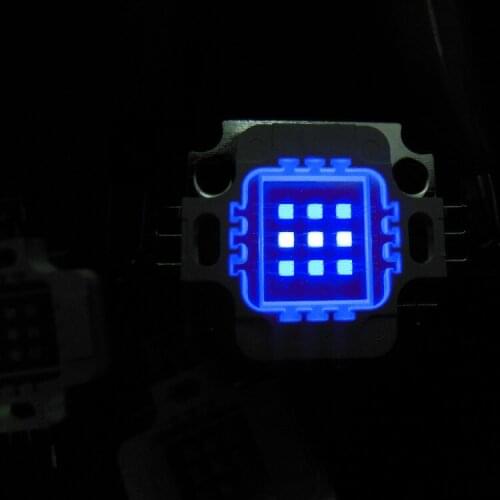 Square Actinic Hybrid 10W Royal Blue+Cold White 10000K High Power LED Light Bulb