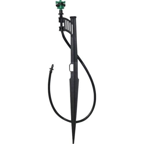 Spray up vertically Rotary Sprinkler with support rod, 50cm 4/7mm hose Agricultural Irrigation Sprinklers kit 10 Set