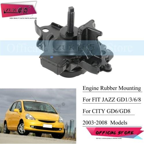 ZUK Engine Side Mounting Rubber For HONDA JAZZ FIT CITY FIT SALOON GD6 GD8 2005 2006 2007 2008 OM#:50826-SEL-E01 For MT CAR