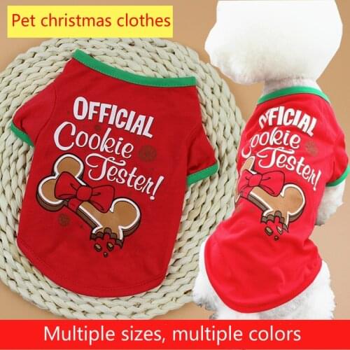 Christmas Pet Clothes Suitable for Teddy Small, Medium and Large Dogs, Cats and Dogs Christmas Clothes, Dog Clothing