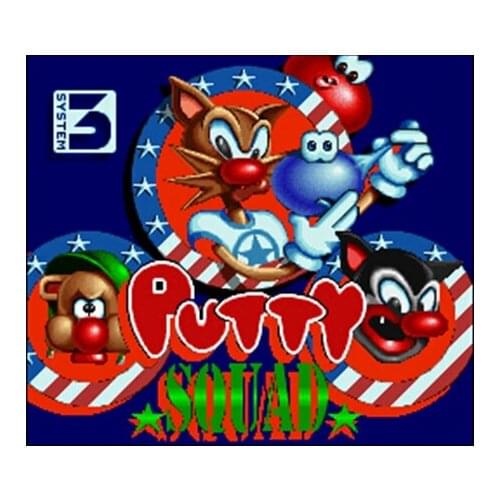 Putty Squad NTSC Version 16 Bit 46 Pin Big Gray Game Card For USA Game Players