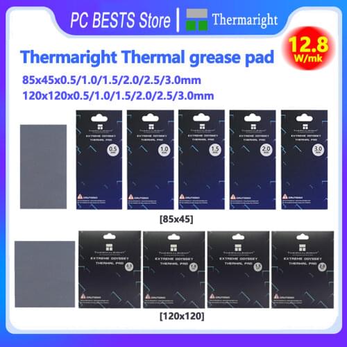 Thermalright ODYSSEY thermal conductive silicone pad conductivity 12.8W / mk 85x45mm/120x120mm non-conductive Original Authentic