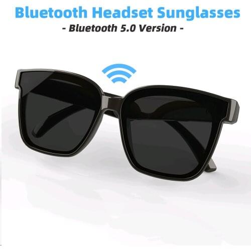 Smart Sunglasses Wireless Bluetooth Headset Music Glasses with Mic Outdoor Cycling Sunglasses Headphones Earphones Driving Phone