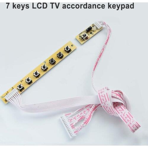 T V29 V56 V59 Universal TV Button Board 7-Key TV Button Module Driver Board