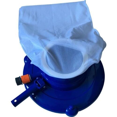 Swimming pool suction head, pool bottom leaf collection and cleaning, large suction cup, leaf suction