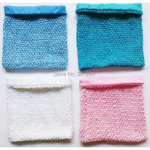 9x10 inches Large Lined Crochet tutu top tube top baby girls crochet pettiskirt tutu tops Mixed color 50pcs per lot