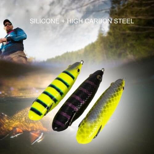 High-quality Fishing Lure High Simulation Eyes Silicone Minnow Artificial Fishing Bait for Fishing Lover Fishing Tool Tackle