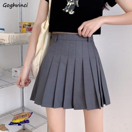 Skirts Women Folds High Waist Cute Sweet Girls Dance Mini Student Female Sexy Harajuku All-match Korean Style Leisure Loose New