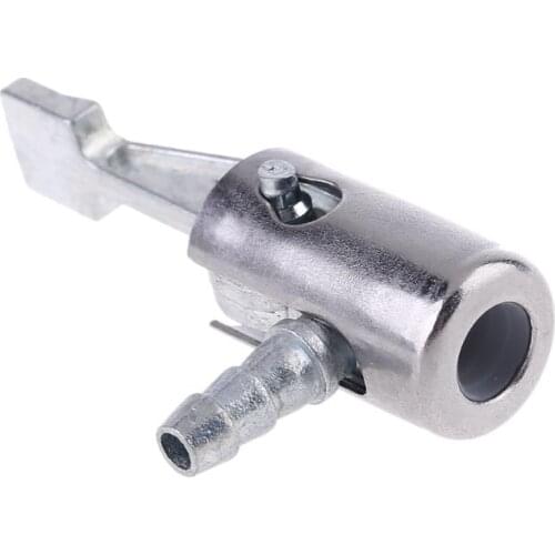 Tire Inflator Lock on Air Chuck Air Compressor Chuck Hose End w/ Barb Connector