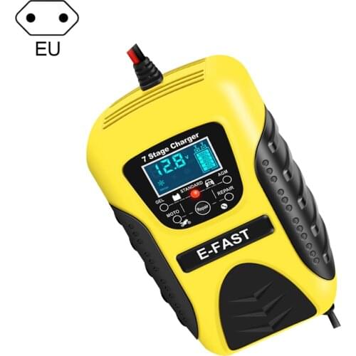 Battery Charger Units Car Auto Battery Charger 12V 7A LED Display 220V EU Smart Automotive Truck Motorcycle Car Charger