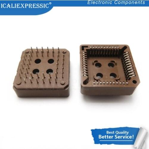 10PCS PLCC IC socket PLCC32 PLCC44 SMD DIP PLCC Socket adapter