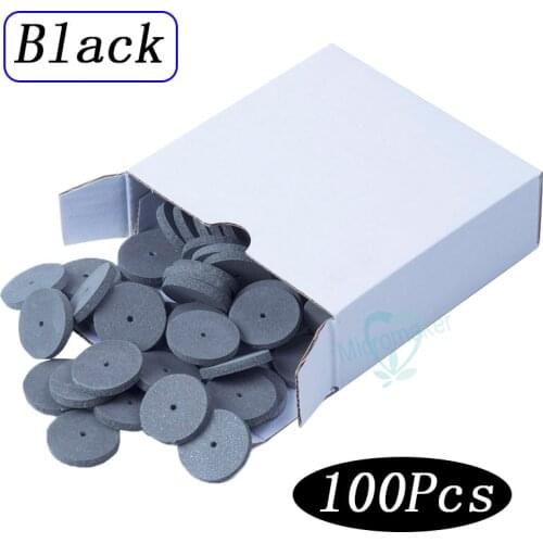 100pcs Dental Jewelry Rotary Tool Silicone Rubber Polishing wheels