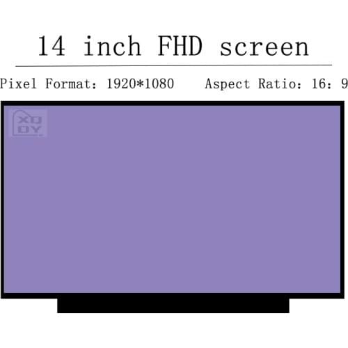 14.0" Slim LED matrix For HUAWEI matebook D 14 NBL-WAQ9L WAQ9RP NBLL-WFQ9 WFP9 laptop lcd screen panel 1920*1080 30pins