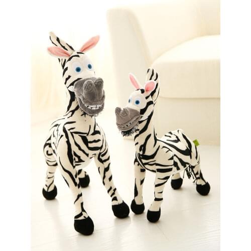 25cm Marty Zebra Stuffed Plush Toy, Madagascar Baby Kids Doll Gift Free Shipping