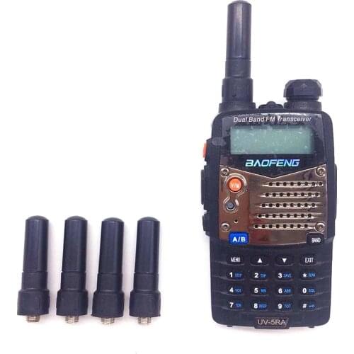 5pcs/lot Mini Soft SMA-F walkie talkie baofeng uv5r 888 s two way radio antenne pollice S802 antenna SMA femmina antenna corta