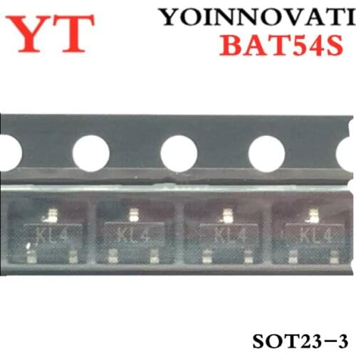 500pcs/lot BAT54S BAT54 KL4 SOT23 IC best quality