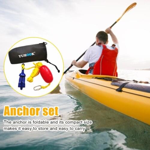 4-Claw Grapnel Aluminum Anchor Universal Folding Anchor Outdoor Canoe Marine Kayak Anchor Inflatable Fishing Boat Accessories