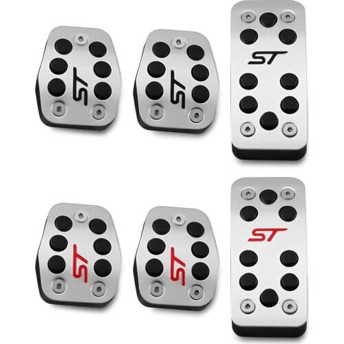 Car rest pedal Foot Fuel Brake Clutch MT/AT pedals for Ford Focus 2 MK2 Focus 3 MK3 Kuga Escape ST 2009-2017 ,Car-styling