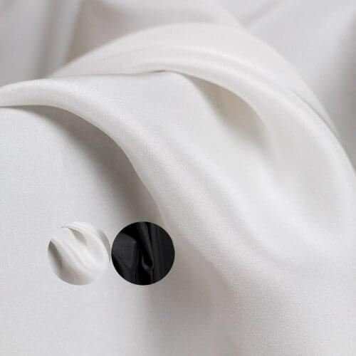 White waxberry 16momme 5A Class Habotai Silk Fabrics 100%Silk Garment Materials Women Dress Shirt Sewing Cloth Freshipping
