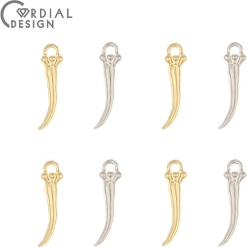 Cordial Design 200Pcs 6*23MM Jewelry Accessories/Necklace Pendants/DIY Charms/Cone Shape/Jewelry Findings & Components/Hand Made