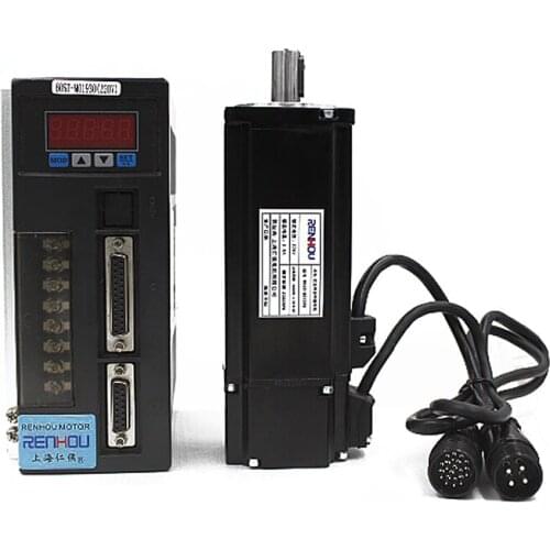 Hot Selling RH60ST-M01930 600W Servo Motor Drive Set 110V/220V 1.91N.M 3000r/min 60*60mm Single Phase AC Servo Motor+Drive Kit