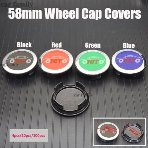 4pcs 58mm Auto Car Wheel Center Caps Covers Emblem 5.8cm for Jaguar XF XJ XJS XK S-TYPE X-TYPE OEM Car Styling Car Accessories