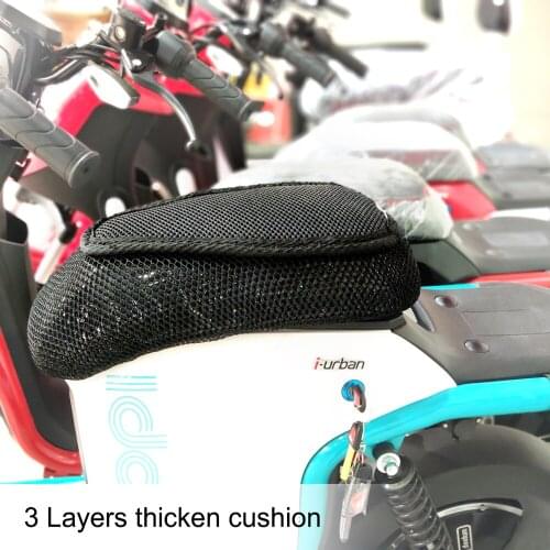 Summer cooling seat cushions 8 size for bikes large motorcycles 3 layers thicken Seat Cover for pedals scooters
