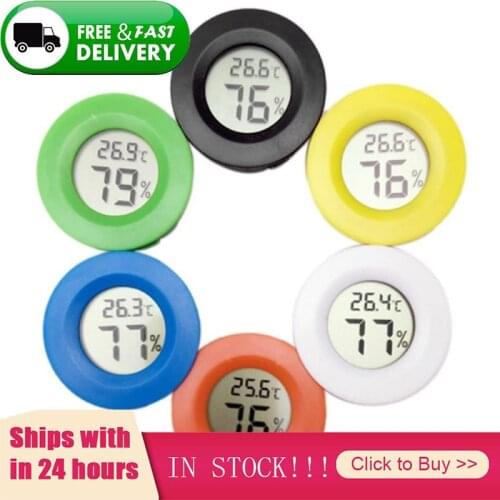 Mini LCD Digital Thermometer Hygrometer Temperature Humidity Meter Detector Thermograph Fridge Freezer Tester Indoor Pet Car