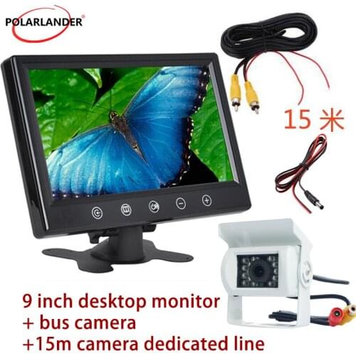 12V Headrest Car Monitor 2 Way Video Input TFT LCD Color Screen Rearview Camera Remote Control 7 Inch or 9 Inch Display Screen