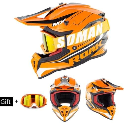 Motorcycle helmet With goggles Men women off-road helmet bike downhill AM DH cross helmet capacete motocross casco ECE standard