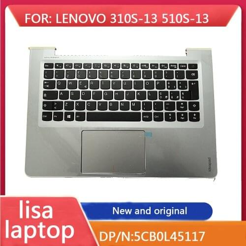 New For Lenovo Ideapad 510S-13 510S-13IKB ISK 310S-13 310S-13isk palmrest Italian keyboard upper cover Touchpad,5CB0L45117